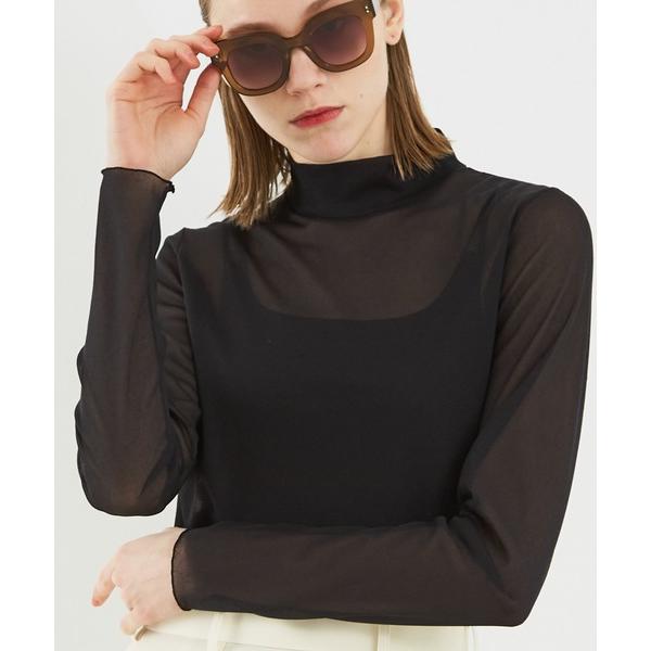 ブラウス シャツ オーガンジートリコットブラウス レディース