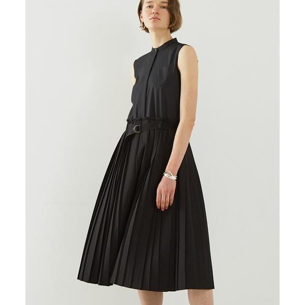 ワンピース サッカープリーツドレス