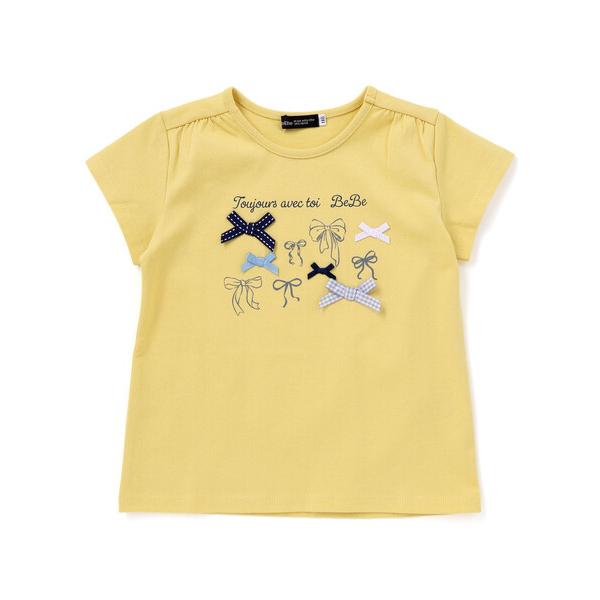 tシャツ リボンいっぱい半袖天竺Tシャツ(90~150cm) キッズ 子供服 男の子 女の子