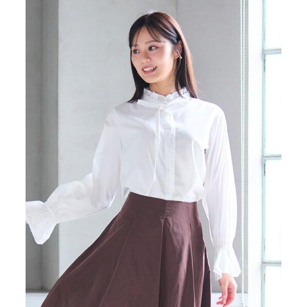 ブラウス シャツ リボンディテール ブラウス レディース