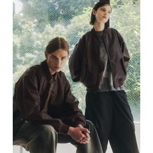 ブルゾン アウター シンセティックレザー MA−1 レディース