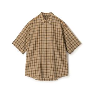 STEVEN ALAN（スティーブンアラン） シャツ 半袖 スラブ チェック