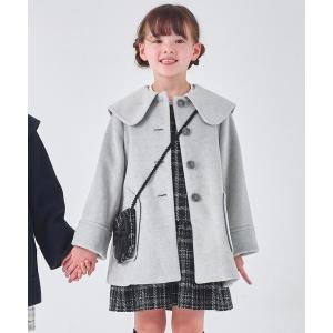 ダウン アウター BIGカラーAラインコート キッズ 子供服 女の子