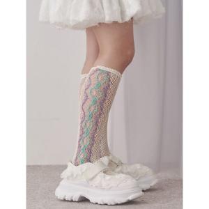 スニーカー frill strap sneakers レディース