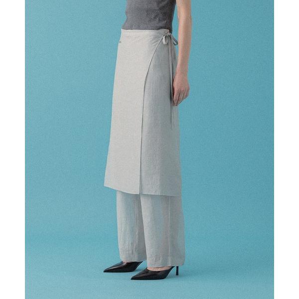 パンツ シアーラップスカートセットパンツ レディース