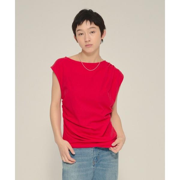 tシャツ 「eL」Asymmetry Tuck NS/575732 レディース