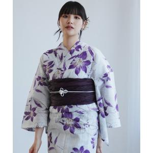 utatane 浴衣 浴衣3点セット 綿麻 水色の朝顔 レディース : ZOZOTOWN