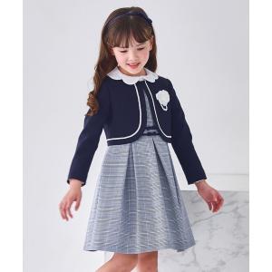 フォーマル 発表会 卒園式 入学式 ペタル襟スーツセット(キッズ/115〜130cm) キッズ 子供服 女の子