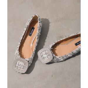 パンプス バックルラウンドパンプス