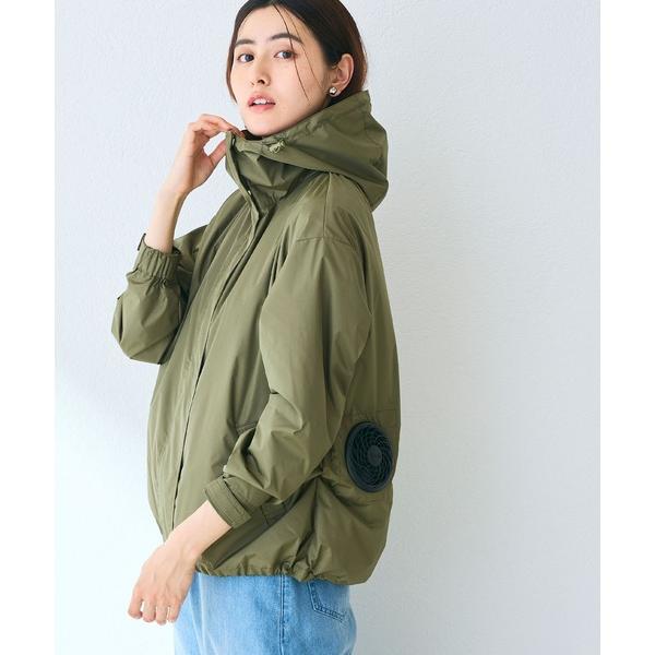 マウンテンパーカー ウインドブレーカー 空調服(R)  晴雨兼用冷感UVマウンテンパーカー「CROS...