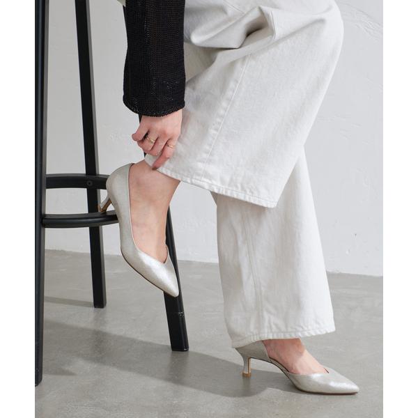 パンプス 「追加」5.5cmVカットサイドオープン