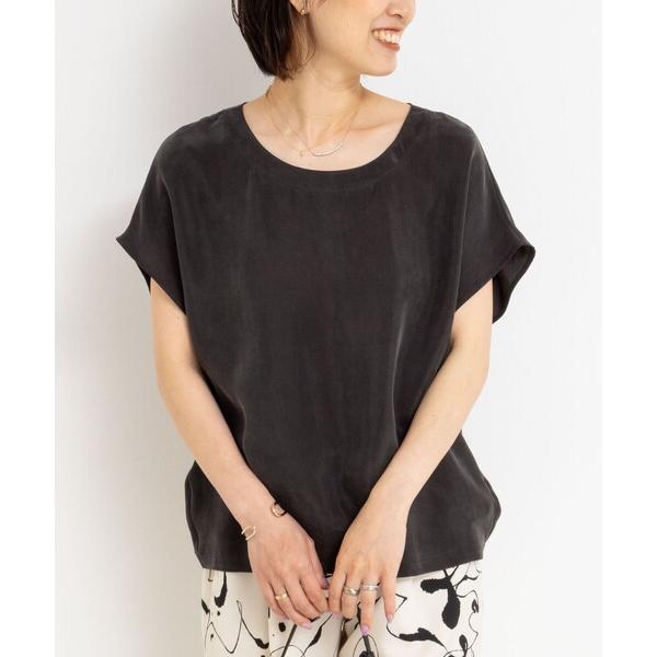 ブラウス シャツ 「セットアップ対応」ウォッシャブルシルキーキュプラフレンチブラウス レディース