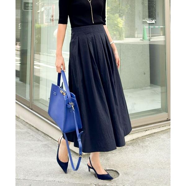 スカート ウォッシャブルバルキータフタタックスカート