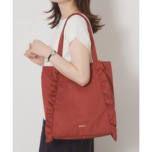 トートバッグ 「A4対応」フリルトート レディース