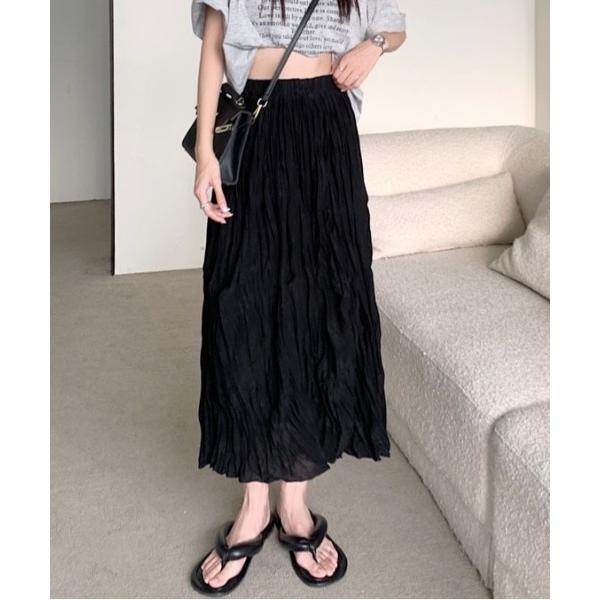 スカート Pleat A-line skirt
