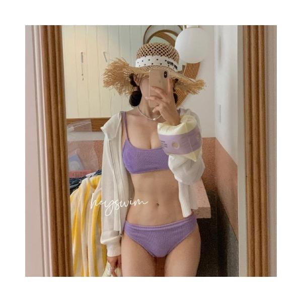 水着 キャミソール  簡潔ビキニ　水着 レディース