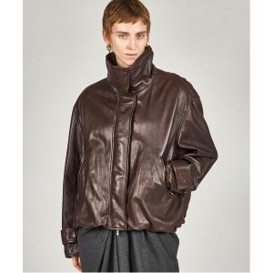 コート アウター SHEEPレザハイネックーブルゾン / SHEEP Leather High Neck Blouson レディース