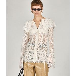 ブラウス シャツ 「Pre-Order」スカラップレースブラウス / Scallop Lace Blouse レディース
