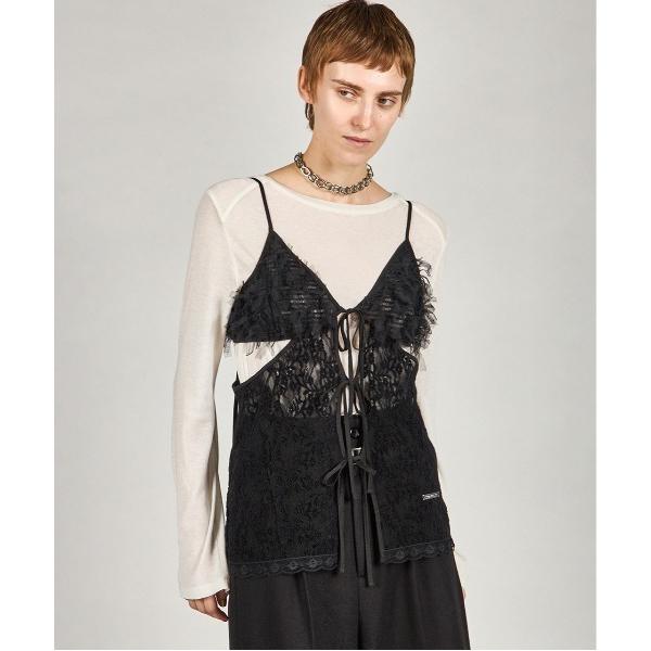 キャミソール レースカットアウトキャミトップ / Lace Cut-Out Camisole Top