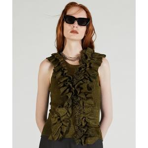 ニット セーター フリルモチーフニット / Frill Motif Knit レディース