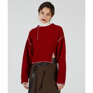 ニット セーター ステッチオーバーショルダーニット / Stitch Over Shoulder Knit レディース