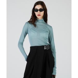 ピュアメリノウールタートルトップ / Pure Merino Wool Turtleneck Top レディース