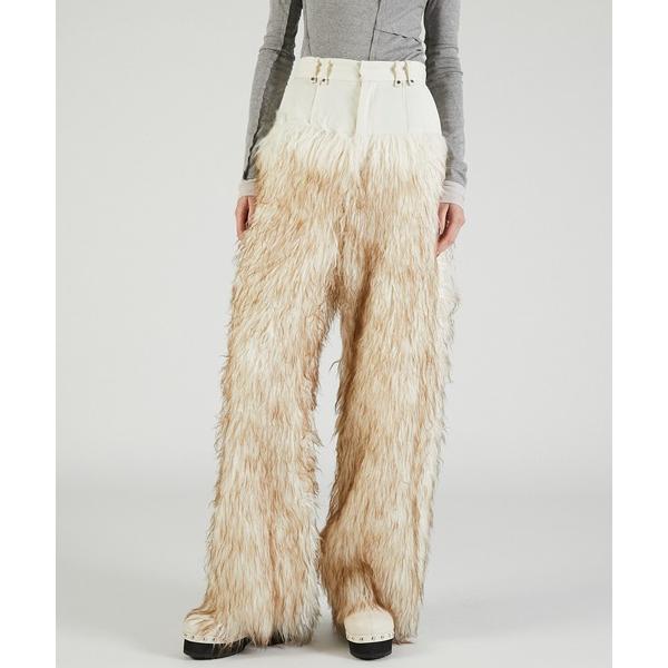 パンツ ファートリムパンツ / Fur Trim Pants レディース