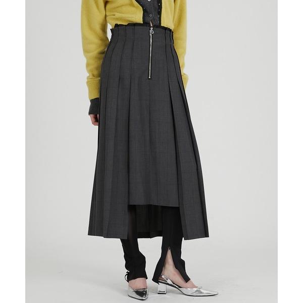 スカート イレギュラープリーツスカート / Irregular Pleated Skirt