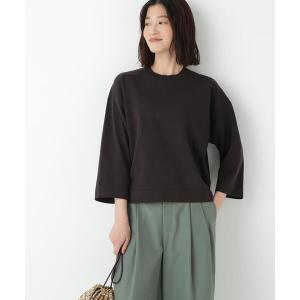 ニット セーター オーガニックコットン混プレーティング レディース