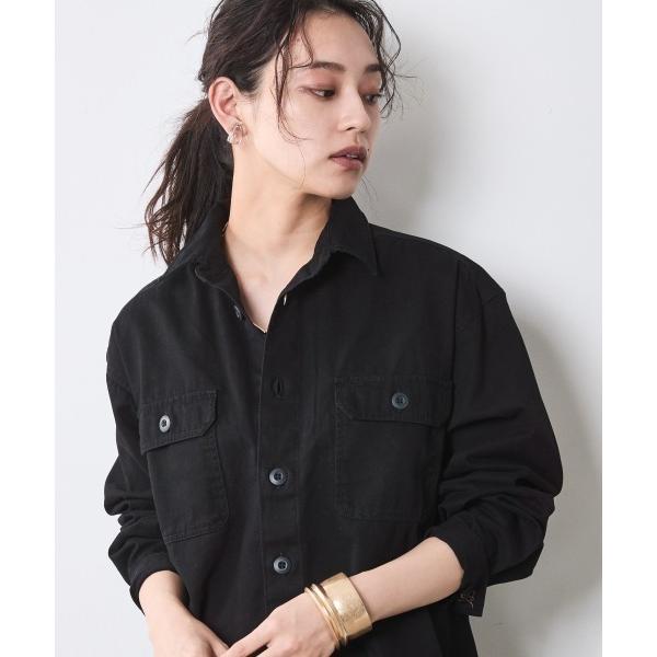 ブラウス シャツ 綿100％ワークシャツ「大きいサイズ有」シックスタイル レディース
