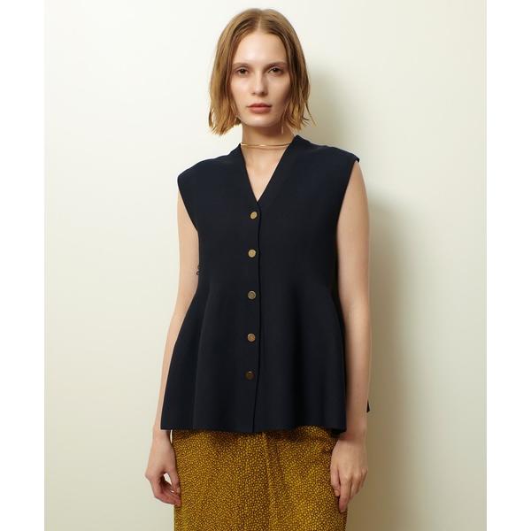 ベスト ジレ ペプラムジレ レディース