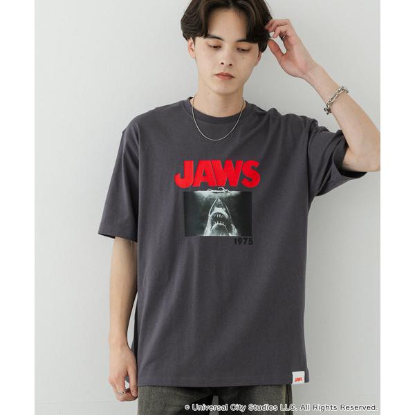 tシャツ 「別注」SENSE OF PLACE×JAWS　プリントT-SHIRTS/B メンズ