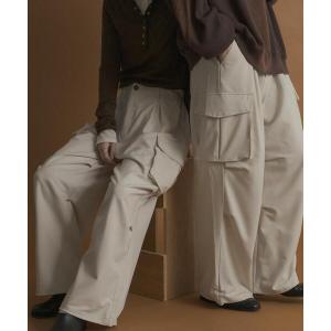 パンツ 「ユニセックス」ワイドカーゴパンツ メンズ