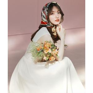 SWINGLE（スウィングル） スカート フローラルプリントタックフレア
