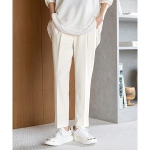 パンツ 「イージーケア」サマ見えリラクシーテーパ−ド「低身長サイズあり」/582758 レディース