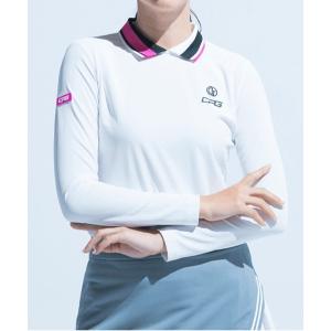 「CPG GOLF」 長袖カットソー 1 ホワイト レディース