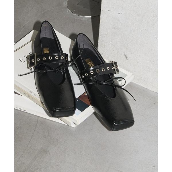 シューズ 「追加」GRISEボックススクエアダブルメリージェーン レディース