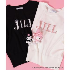 ニット セーター 「マイメロディ＆クロミコラボ」ロゴジャガードニット レディース