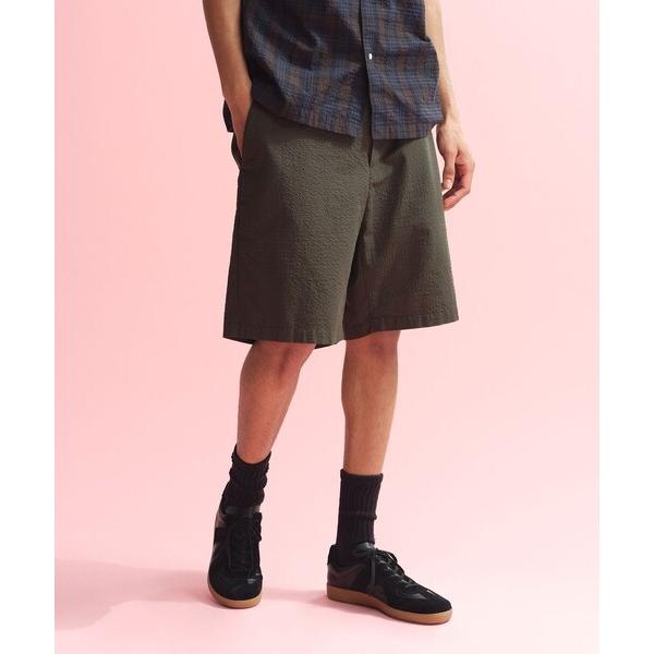 パンツ 空羽サッカーチェック イージーショーツ メンズ