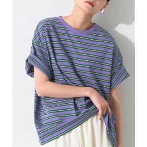 tシャツ レトロボーダープルオーバー レディース