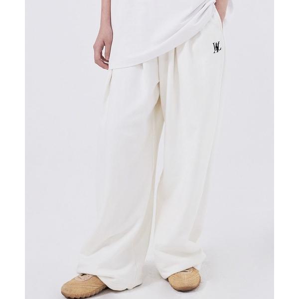 ワイドパンツ パンツ 「UNISEX」WOOALONG／シグネチャワイドパンツ レディース メンズ