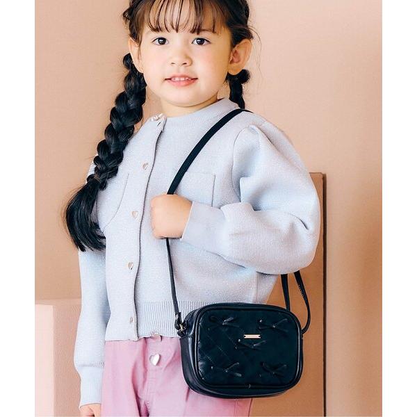 ショルダー ショルダーバッグ キルティングリボンポシェット キッズ 子供 女の子