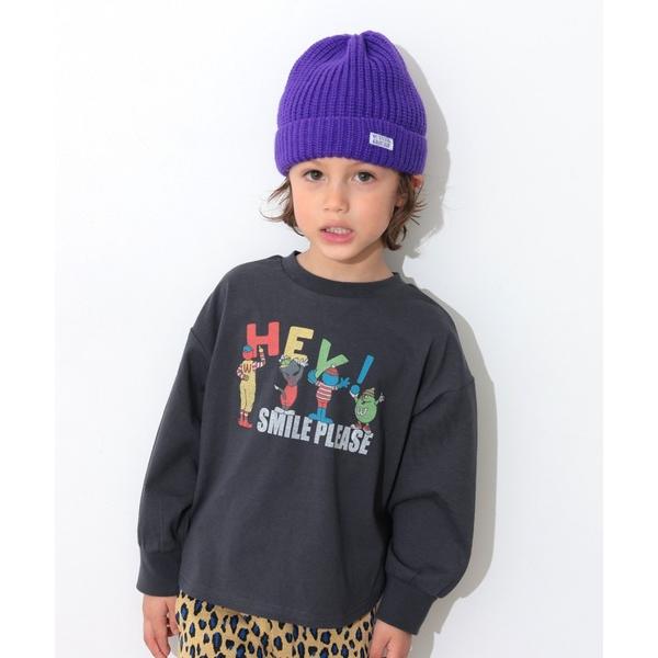 ニット帽 ニットキャップ ローゲージリブニットCAP キッズ 子供 男の子 女の子