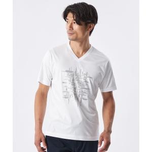 tシャツ スパンコールランダムラインカットソー メンズ