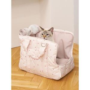 GELATO PIQUE いちご柄ペットキャリーバッグ gelato pique ストロベリー柄ミニサイズキャリーバッグ Pets