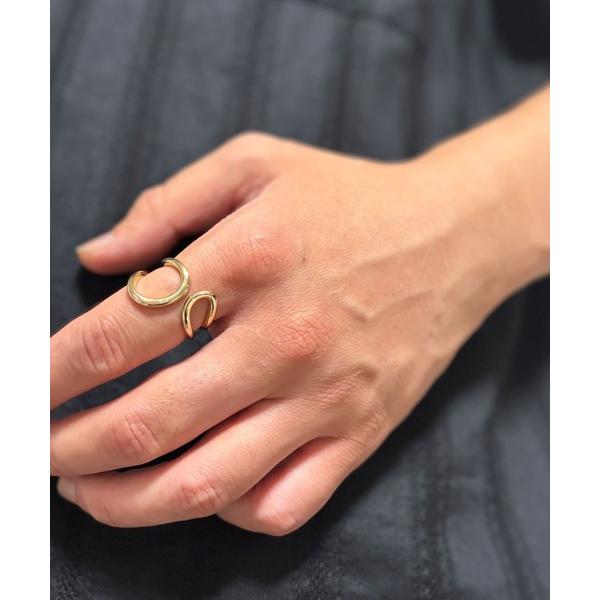 指輪 リング カーブライン オープン リング（メンズサイズ） レディース メンズ