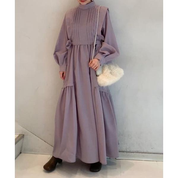 「SNIDEL」 コンビワンピース 0 パープル レディース