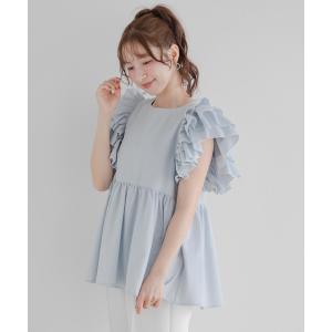 Fit more（フィットモア） チェックティアードトップス レディース