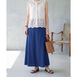 ロング スカート かなり涼しいジョーゼットロングスカート