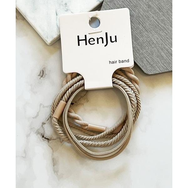 ヘアゴム ヘアゴム ツイスト くすみカラー